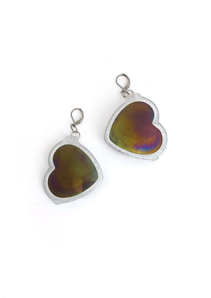 Hearts-multicolore ♡ | boucles d'oreilles