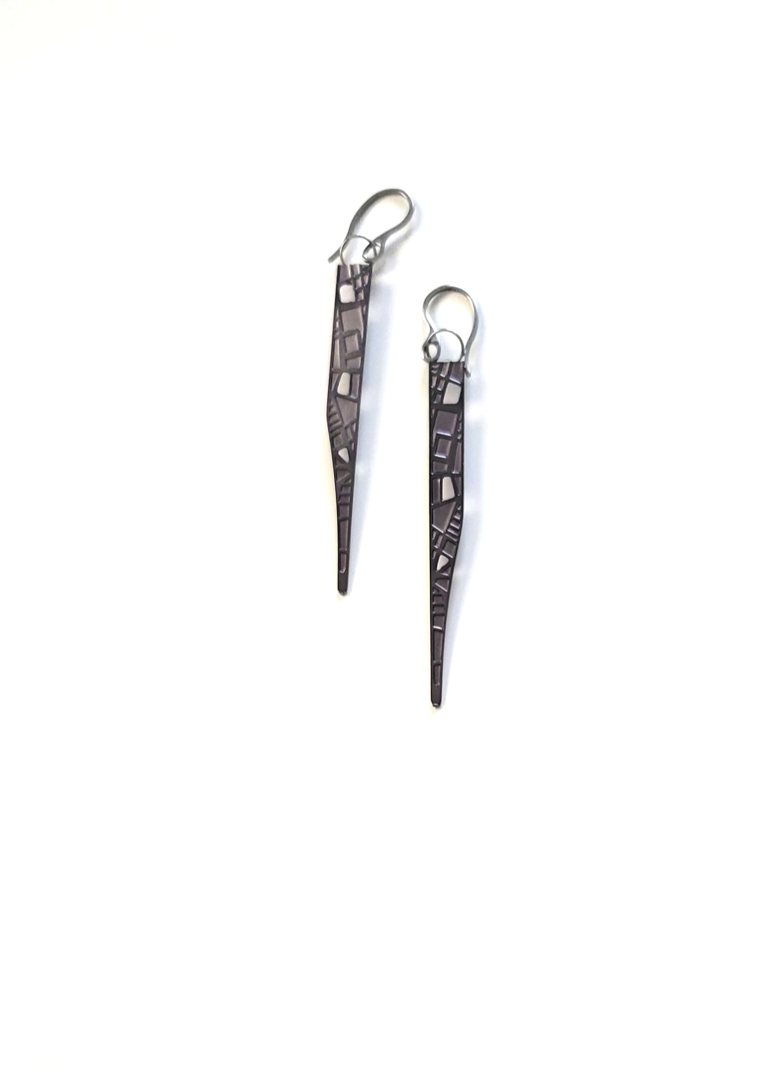 Branch-argent | boucles d'oreilles