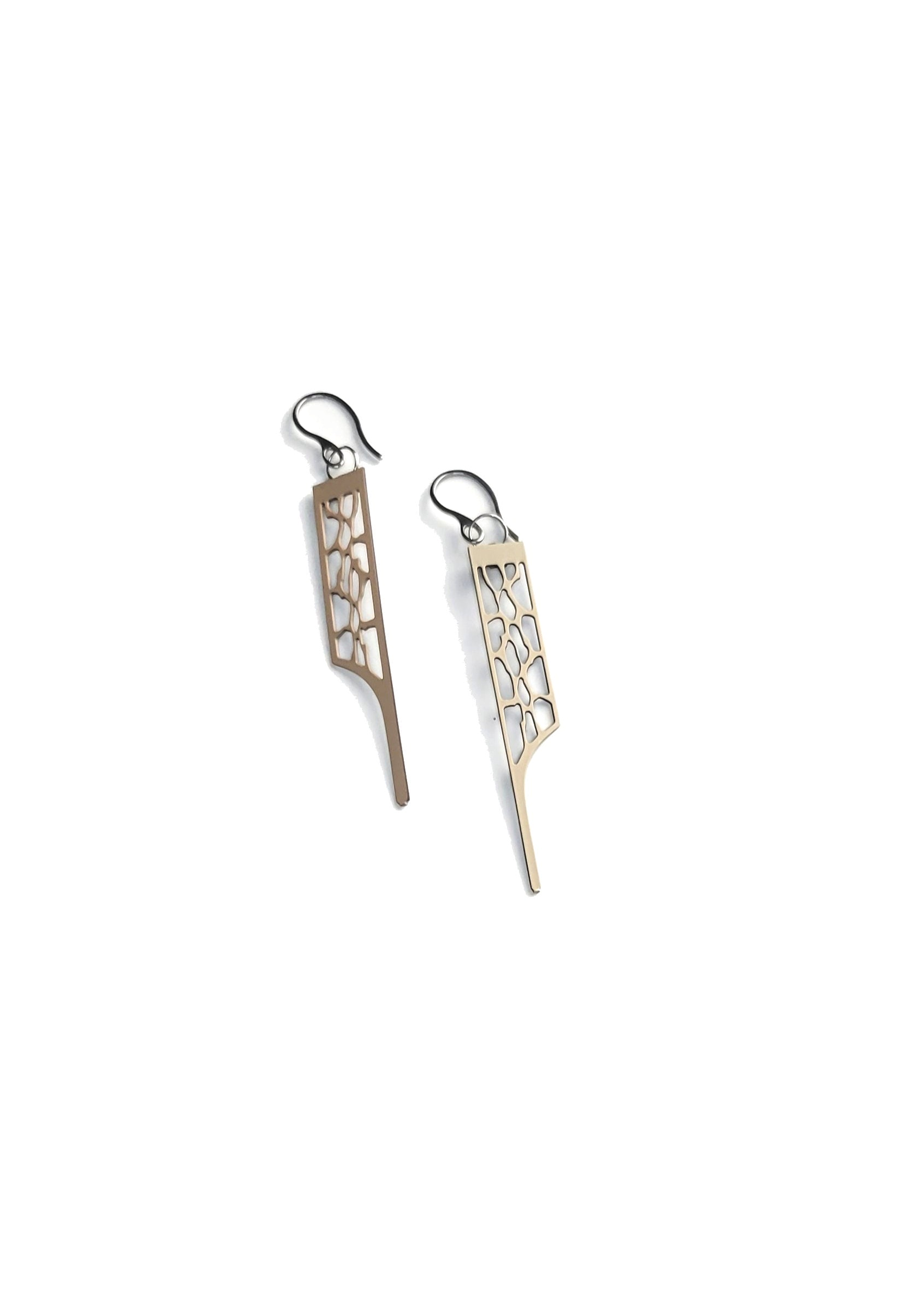 Branch-beige | boucles d'oreilles