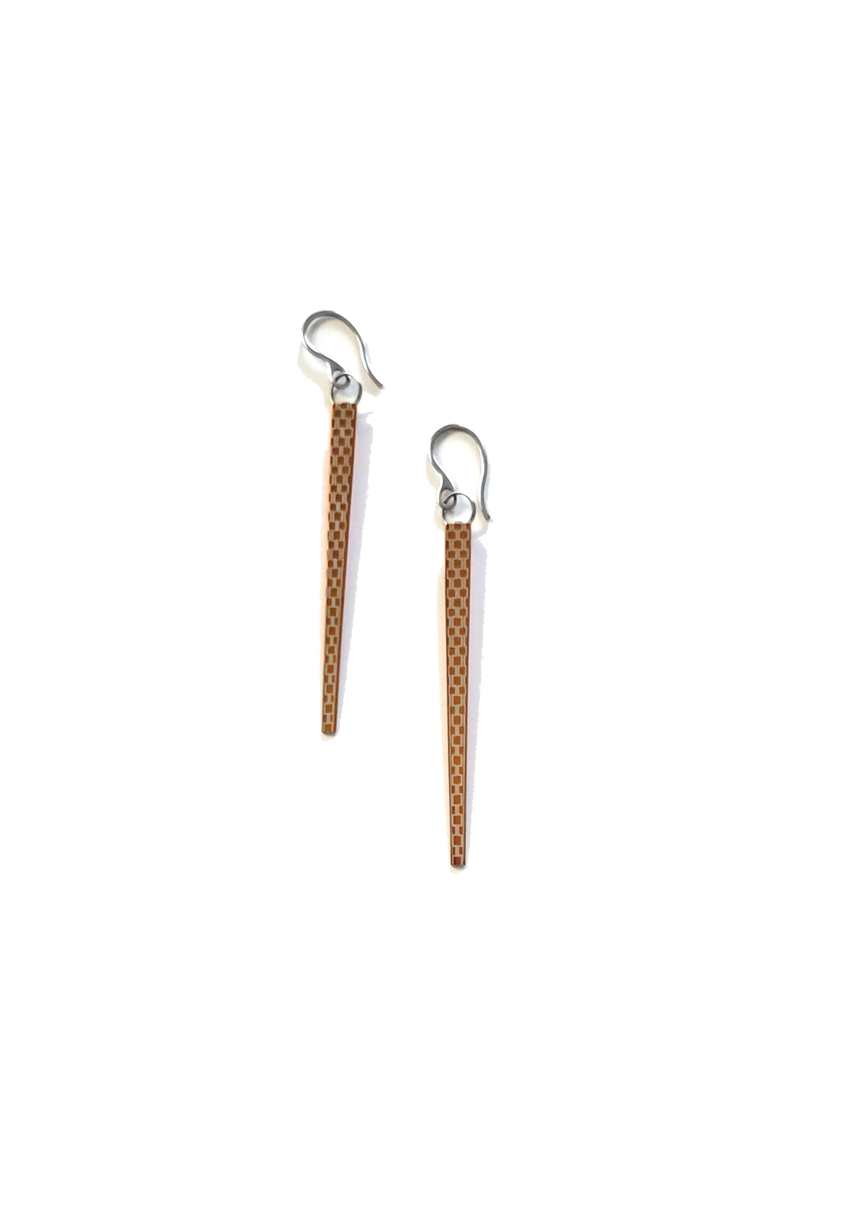 Branch-orange | boucles d'oreilles