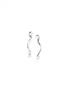 Coussins-argent | boucles d'oreilles