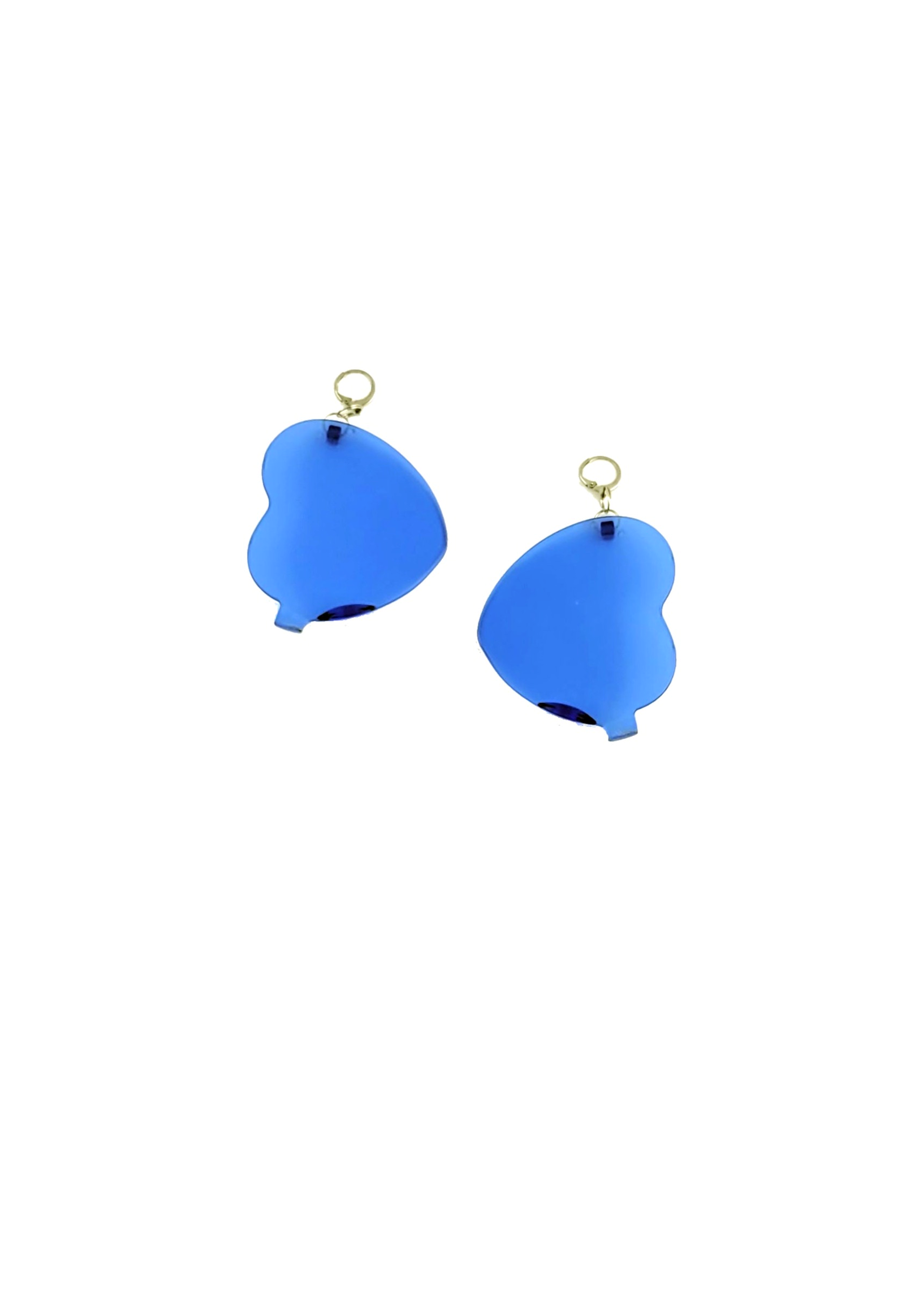 Hearts-bleu ♡ | boucles d'oreilles