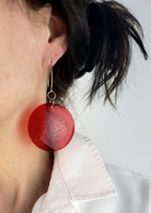 Planète-rouge | boucles d'oreilles