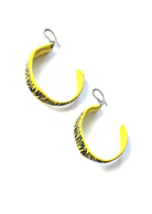 lOOps-jaune | boucles d'oreilles