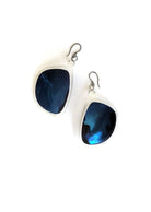 Uni-Verres-bleu | boucles d'oreilles