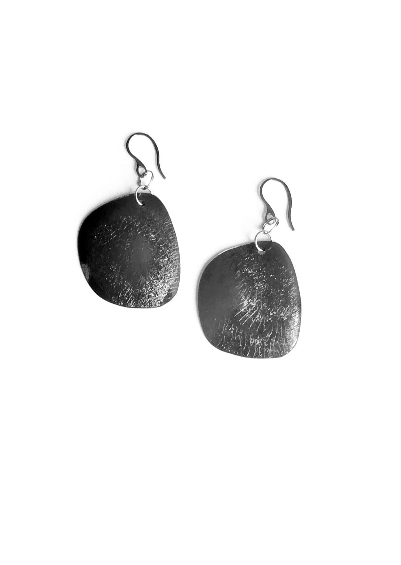 Reflet-argent | boucles d'oreilles